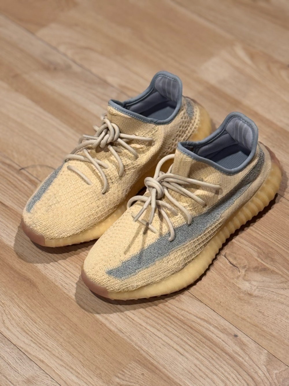 Yeezy Boost 350 V2 Yellow & Gray Sneakers